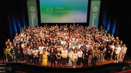 Group photo of all participants at the end of the conference © SQA Conference